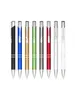 Ballpoint Pens Lot 50pcs Oblique Top Dual Ring Metal Ball Pen Color Anodized Custom Display Promote Gift Personalized Advertise Giveaway 230927