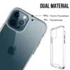 Custodie per cellulari antiurto per PC TPU trasparenti e robuste Premium Space per iPhone 15 14 13 12 11 Pro Max XR XS Samsung S22 S21 Note20 Ultra A33 A53 S23 Cover posteriore