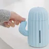 Umidificatore portatile per cactus da 1 pezzo con luce notturna - Perfetto per yoga, ufficio, spa, camera da letto - Diffusore in gel di silice solo per acqua del rubinetto - Design carino ed estetico