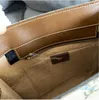 DesignerUnisex classic small size Tote bag Brown leatherStylish and convenient handbag Unisex large capacity waterproof bag