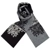 Foulards hiver Design arbre de noël hommes écharpe en cachemire marque de luxe de haute qualité chaud foulard en laine de soie hommes 230928