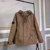 Stones Island Men's Jackets Damskie odzież wierzchołka odznaki odznaki zamek błyskawicy koszulka luźna w stylu wiosenna jesień męska top oxford oddychał 580 959