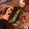 Сумки-тоут для Хэллоуина, ручная сумка для конфет, детская флисовая подарочная сумка с рисунком летучей мыши, черная кошка, сумка в виде тыквы, стильные сумки