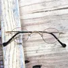 Vintage pequeno oval redondo puro titânio óculos quadros aro completo super leve óculos ópticos masculino feminino miopia moda su217g