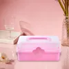 Storage Bags Portable Box Container Folding Tool Sewing Supplies Organizer For Scrapbooking Items Cosmetic Craft Makeup Pencils