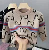 秋の子供のデザイナー服印刷プルオーバー男の子の女の子のセーターニットウェアジャンパーチルドレンコート