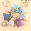 Gift Wrap Microfiber Bundle Pocket 8x10cm Jewelry Bag Flannel Drawstring Scratch Proof Dust Bracelet