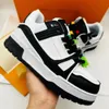 2024 Brand Casual schoenontwerper Trainer Maxi Small Fat Ding Fashion Leather Donkey Brand Retro Men's and Women's Sneakers B22 Men's Black and White Panda Sneakers