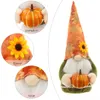 Inne imprezy imprezowe Dorasy jesienne Plush Elf Darffs Dolls Halloween Gnome Dolls Pumpkin Sunflower Xmas Prezenty Święta Dziękczynienia Dekoracje dzieci 230927