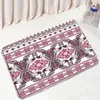 Badmattor Mandala Flower Mat Non-Slip Bohemian Ethnic Style Absorberande sovrumsmatt