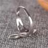 Knuckle Pierścień Knuckle w srebrnych notatkach muzycznych pierścionki dla kobiet minimalistyczne hipster dla dziewczyny pusta notatka muzyczna pierścionki biżuterii311s