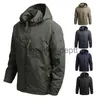 Vestes pour hommes Hommes Coupe-vent Militaire Field Vestes d'extérieur Hommes Hiver Automne Étanche Vol Pilote Manteau À Capuche Hommes Chasse Armée Vêtements J230928