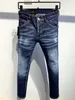 イタリアのファッションヨーロッパとアメリカンの男子カジュアルジーンズハイエンドウォッシュハンドポリッシュクオリッド品質最適化9837-9881 02