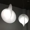 Pendant Lamps Silk Dining Room/Living Room Italy Minimalist Creative Bedroom Staircase Cloth-Craft Hanging Lamp Chandeliers