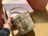 2023 New Pleated Bucket Bag Women Crossbody Bags Designer Bag Luxury Handbag Mini Tote Fashion Shoulder Bags Casual Handbag