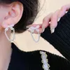 Boucles d'oreilles mode française belle élégante Vintage Mini luxe nœud papillon Style coréen perle pour les femmes 2023 en goutte
