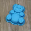 ベーキング型素敵なクマのフォームケーキ型シリコーンツールキッチンフォンダンカッターTaart Decoratie Silikonowe Formy 3D