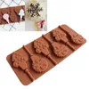 Moldes de cozimento Molde de chocolate de silicone festivo design exclusivo fácil de usar material de alta qualidade pirulito de árvore de natal diy
