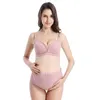 Maternity Intimates Feeding Bra Sets Maternity Nursing Bra Panties Sets for Pregnant Women Pregnancy Breastfeeding Underwear Intimates Clothes 230927