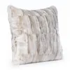 Pillow Artificial Faux Fur Cover Plain Fluffy Soft Throw Pillowcase Washable Solid Case