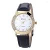 Montres-bracelets 2023 Dames Montres Marque Genève Mode Bande de cuir Montre à quartz Femmes Casual Liquidation Vente Dropship