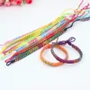 10 couleurs bohème marque Bracelet tissage coton amitié Bracelet tissé corde chaîne amitié Bracelets pour Friends252u