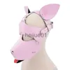 Bondage PU BDSM Dog Head Cover Erotic Adult Toys Fetish Sex Dog Mask Cosplay Alternative Toys Sex Toy Sex Games for Couples Harness x0928