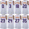 Printed Association Basketball TJ Warren Jerseys 21 Darius Bazley 55 Bradley Beal 3 Devin Booker 1 Grayson Allen 24 Kevin Durant 35 Saben Lee 38 Earned Men Women