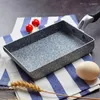 Pans Japanese Maifan Shiyuzi Cooking Pot Frying Pan Non Stick Small Square Fried Egg Roll Induction Cooker U