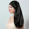 BeanieSkull Caps 100% Silk Sleeping Hair Cap Long Night Sleep Cover for Women Care 16 Momme 230927