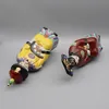 Hand Painted Ceramic Statues of Chinese Emperor and Empress in Qing Dynasty, Wedding Gift, Home Decoration