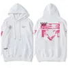 1 överdimensionerad hoodie polo grå full zip y2k rosa up mens designer sudaderas offwhite felpa från vita män h6to h6to