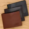 Portfele miękki mężczyźni krótki styl torby monety sprzęgła Pieczęty Torebka dla męskich torebek w stylu vintage Mały portfel