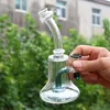 Beaker Glass Rig Hookah Glass Bong Smoking Pipe Mini Oil Rig Showerhead Bubble Filter Water Pipes Shisha 14mm Joint Bowl Wholesale