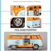 Diecast Model car CCA Gulf Gas Station Fusca Bus Ford GT Camaro Racing Model Car Metal Diecast Miniature Vehicle Child Toy Car For Boy Gift 230927