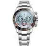 2021 Top Relógios Homens Relógio de Cerâmica Designe Rmontre de Luxe Crown Automático Esporte Moldura Mecânica Azul Preto Auto-Vento Pulso Watche329T
