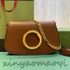 2023ss Borsa chian Round Interlocking G Borsa a tracolla Blondie Borsa Ophidia Designer Donna Borse a tracolla Lady Sacoche Borse in pelle di lusso 699268