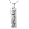 IJD9205 Lord's Gebed Roestvrijstalen crematie Pendant ketting Memorial Begrafenis Casket Ash Kona Urn ketting204K