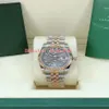 Mode horloges herenhorloges 126231 36 mm zilveren palmblad wijzerplaat rosé goud twee tonen jubileumarmband 2813 uurwerk automatisch me227T