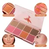 Corrector UCANBE 8 Color Blush Contour Paleta de maquillaje Versatilidad Modelado Colorete pigmentado mate 230927