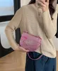 Designer Chain Handbag Tote Bag For Luxury Women Shoulder Bag Solid Color Bright PU Totes Crossbody Bag