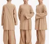 Vêtements ethniques Unisexe Coton 6 Couleur Bleu / Gris Haute Qualité SummerSpring Shaolin Monk Costumes Zen Lay Uniformes Arhat Wushu