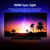 Bande lumineuse LED avec rétroéclairage ambiant pour TV et PC, pour appareils HDMI, USB, ruban RGB, synchronisation des couleurs, Kit d'éclairage Led pour Alexa Google TV Box W224g