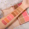 Concealer UCANBE 8 kleuren Blush Contour Makeup Palette Veelzijdigheid Vormgeven Matte Gepigmenteerde Blusher 230927