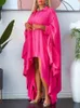 Vestidos casuais tamanho grande mulheres camisa vestido primavera outono moda irregular cardigan sólido solto streetwear robe roupas