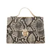 Sac de soirée Serpentine Messenger Sac Petit Carré En Cuir PU Serpent Imprimé Épaule 230927