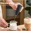 Egg Tools Electric Milk Frother Portable Beater Coffee Mixer Mini Blenders Foamer Household Kitchen Whisk Drop Delivery Home Garden Dhmxu