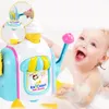 Giocattoli per il bagnetto del bambino Gelato Bagno giocattolo Vasca per bolle Macchina per bambini Bacchetta soffiante Maker ABS Giocattolo per bambini Baby 230928