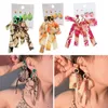 Dangle Earrings Colorful Resin Set Pearls Tassel Candy Color Mix Match