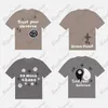 Męskie koszulki czaszki Y2K Street Photography T-shirt Wszechstronny odzież internetowa celebrytka miłośnicy anime College Wysokiej jakości nastolatek T230928